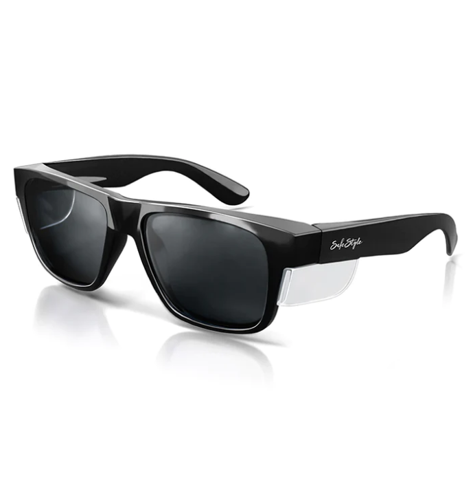 SafeStyle Fusions Black Frame Polarised Lens Safety Glasses