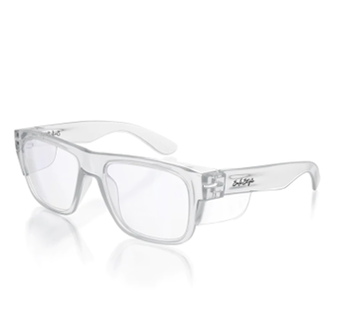 SafeStyle Fusions Clear Frame Clear Lens Safety Glasses