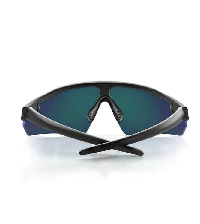 SafeStyle Phantoms Matte Black Frame Blue Lens Safety Glasses