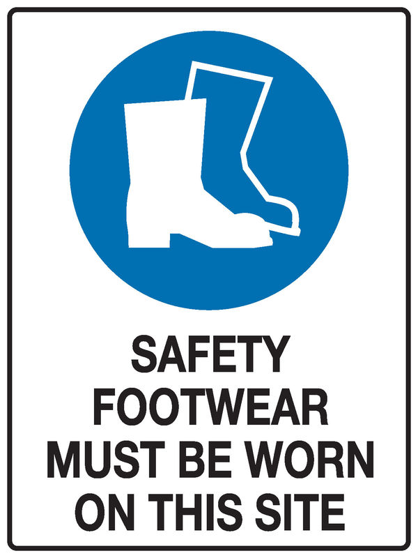 Safety Footwear Sign