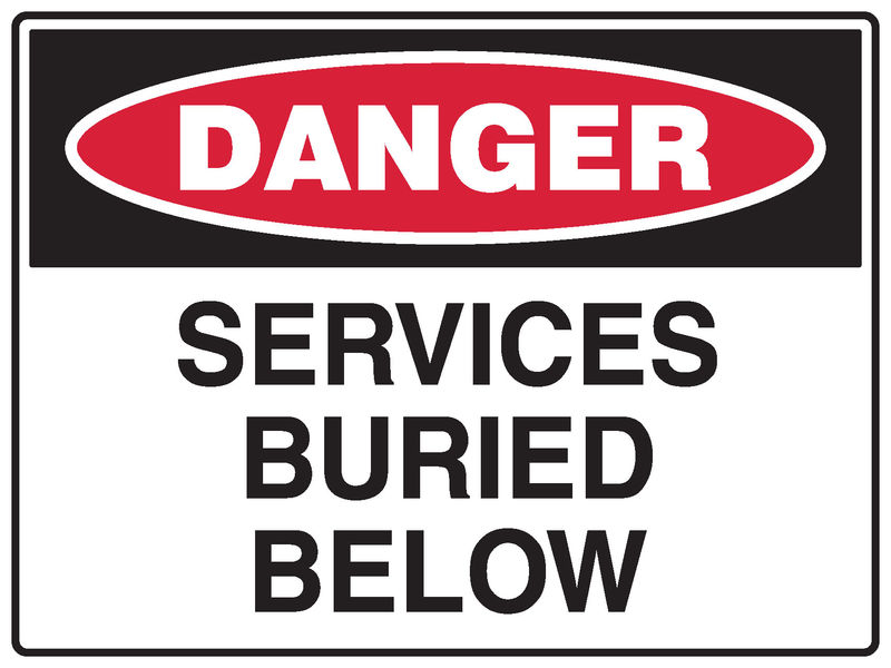 Services Buried Below Sign