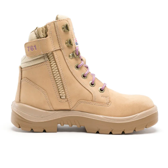 Steel Blue Southern Cross Womens Sand Zip Safety Boot