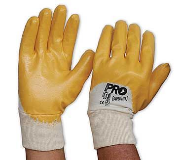 A pair of SuperLite Orange gloves