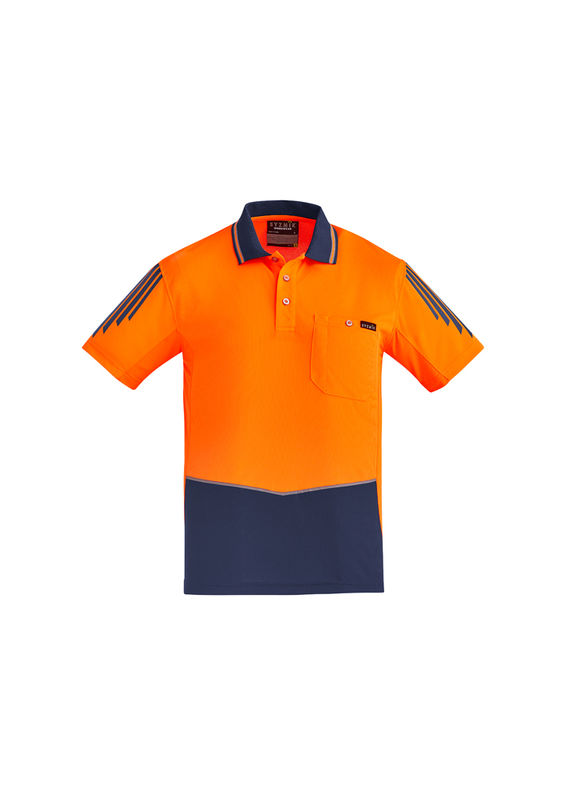 Syzmik Mens Hi Vis Flux SS Polo