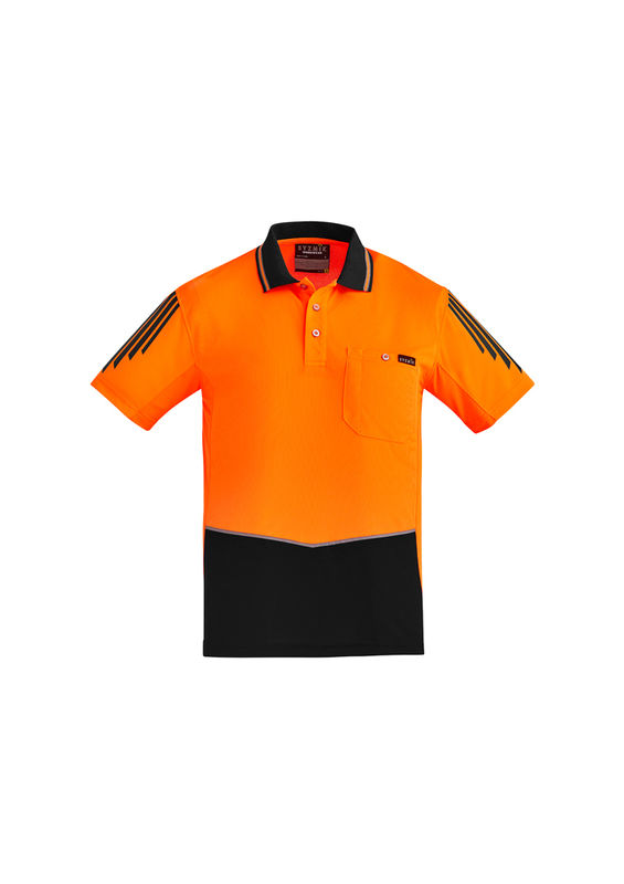 Syzmik Mens Hi Vis Flux SS Polo