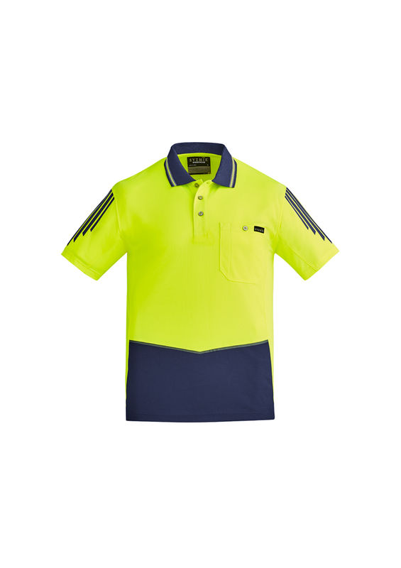 Syzmik Mens Hi Vis Flux SS Polo