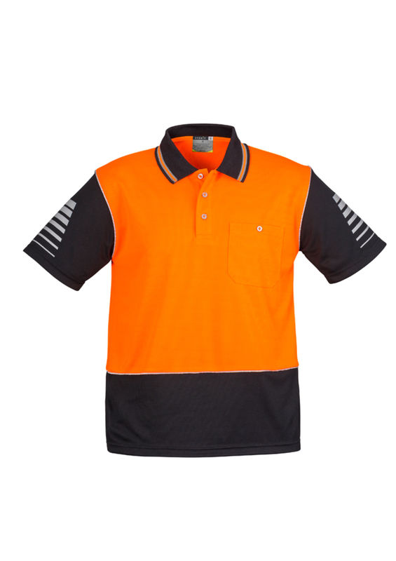 Syzmik Mens Hi Vis Zone Polo