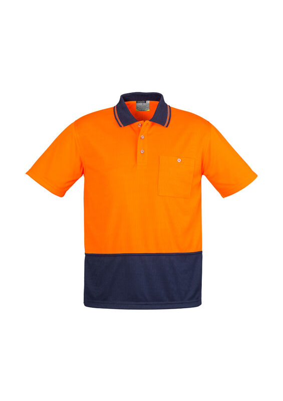 Syzmik Unisex Hi Vis Basic Spliced SS Polo