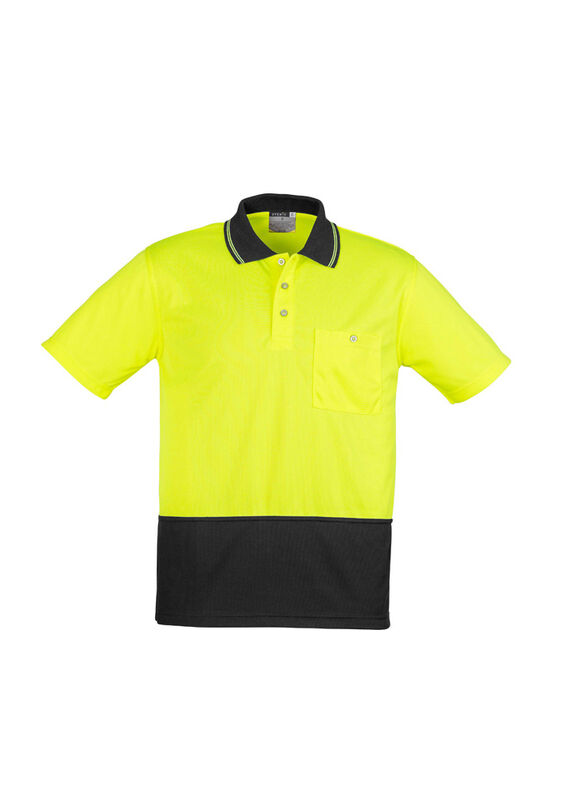 Syzmik Unisex Hi Vis Basic Spliced SS Polo