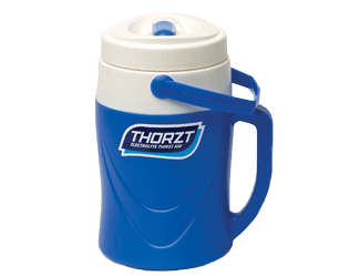 A blue THORZT 2L Cooler