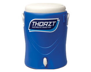 A blue THORZT 40 Litre Cooler