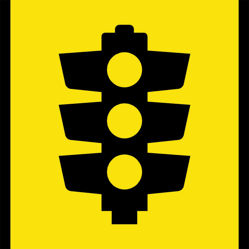 Traffic Light Symbol Sign