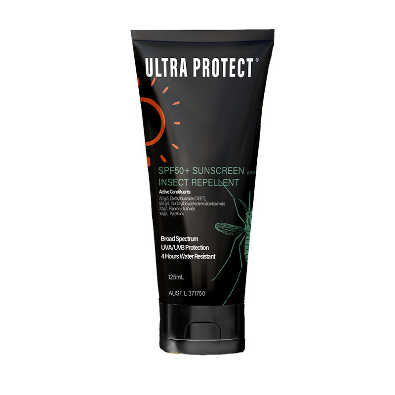 Ultra Protect SPF50+ Sunscreen with Insect Repellent   125mL Tube