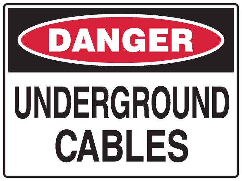 Underground Cables Sign