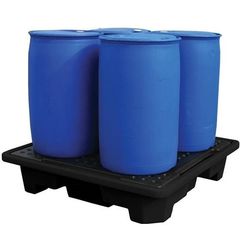 4 Drum Bunded Spill Pallet