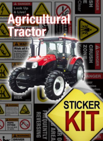 Agricultural Tractor Sticker Kit