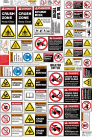 Agricultural Tractor Safety Sticker Set