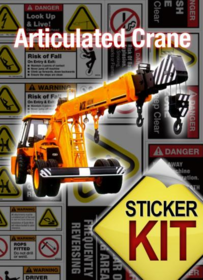 Articulated Crane Sticker Kit