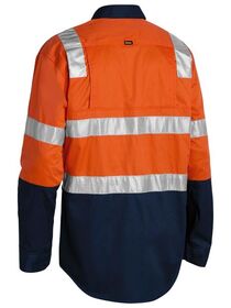 BISLEY HiVis Lightweight Shirt with Shoulder Tape