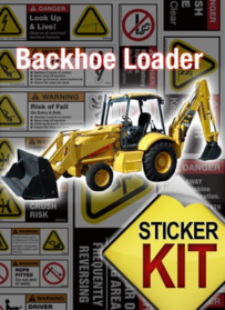 Backhoe Loader Sticker Kit