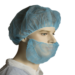 Bastion Beard Cover, Single Loop, Blue, Carton/1000