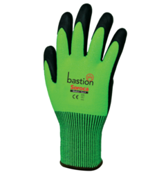 Bastion Hi-Vis Green Cut 5 Glove