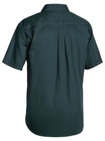 Bisley Closed Front Cotton Drill SS Shirt