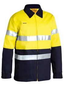 Bisley Reflective HiVis Drill Jacket 