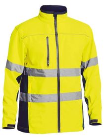 Bisley Soft Shell Jacket With 3M Reflective Tape