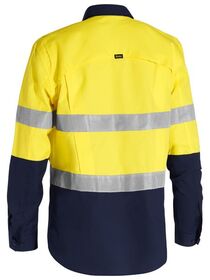 Bisley X Airflow Closed Front Reflective Ripstop Shirt