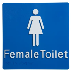Braille Female Sign