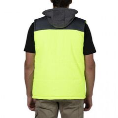 CAT Hi-Vis Hooded Work Vest