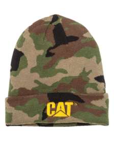 CAT Trademark Cuff Beanie Camo