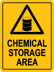 Chemical Storage Area Sign