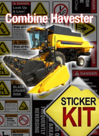 Combine Harvester Sticker Kit