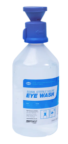 FastAid S4 500ml Eye Wash With Eye Shower and Wall Bracket