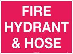 Fire Hydrant & Hose Sign