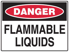 Flammable Liquids Sign