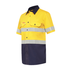 Hard Yakka Koolgear Hi Vis Taped SS Shirt