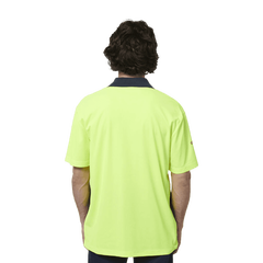 Hard Yakka Mens SS Hi Vis Polo