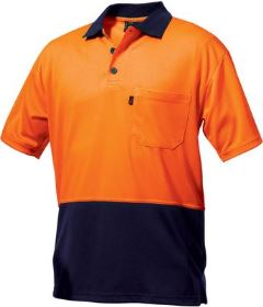 Hi Vis Microfibre SS Polo