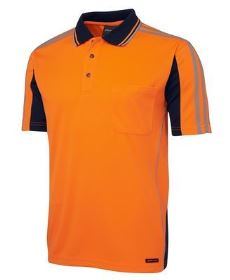 Hi-Vis SS Arm Tape Polo