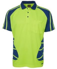 Hi Vis SS Spider Polo