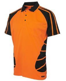 Hi Vis SS Spider Polo