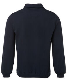 JB+39s 12 Zip Fleecy Navy Sweat