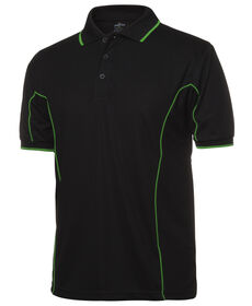 JBand39s Mens SS Piping Polo