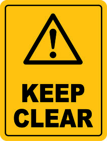 Keep Clear Sign