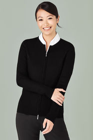 Ladies 2-Way Zip Cardigan 