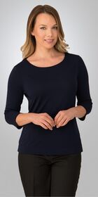 Ladies 34 Sleeve Smart Knit Top 