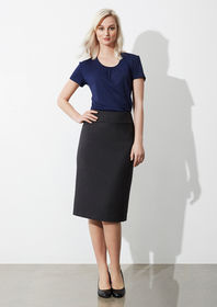 Ladies Classic Below Knee Length Skirt 